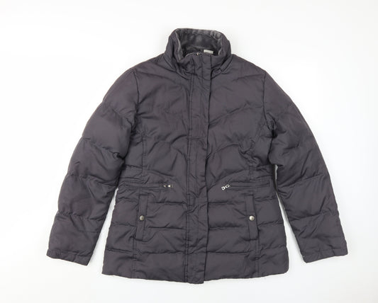 Larry Levine Women's Black Puffer Jacket M Winter Casual
