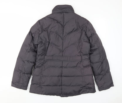 Larry Levine Women's Black Puffer Jacket M Winter Casual