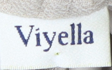 Viyella Women's Beige Knee Length Pencil Skirt Size 16