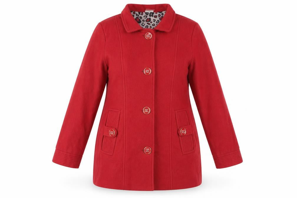Anne De Lancay Women's Red Coat Size S