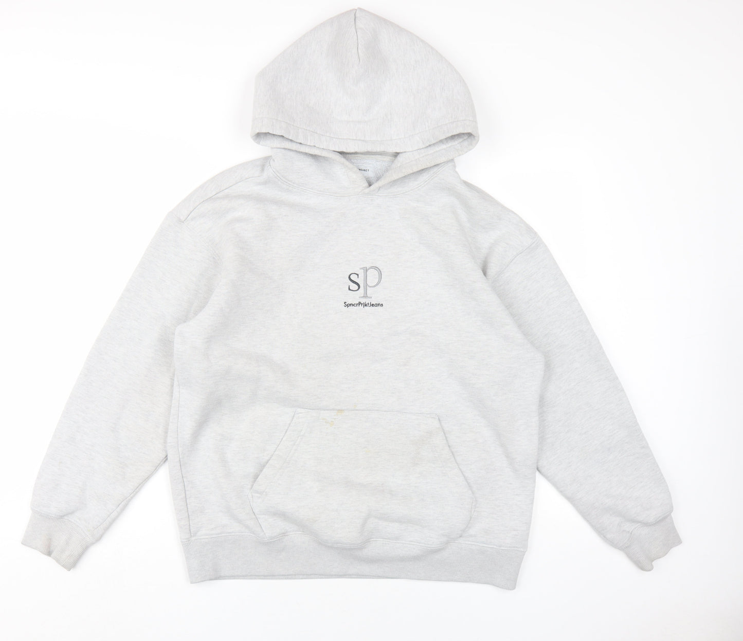 Spencer Project Men's Grey Pullover Hoodie M