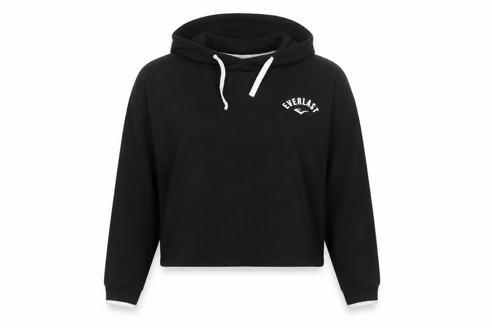 Everlast Women's Black Hoodie Size 12 Polyester Logo
