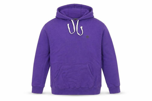 DC Men's Purple Pullover Hoodie Size L with Logo