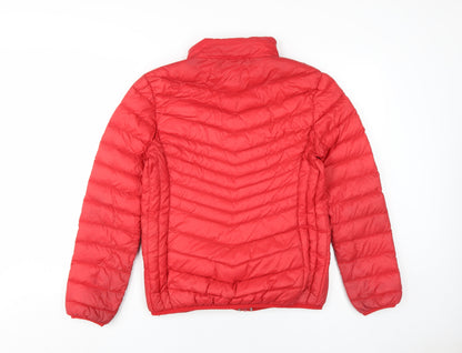 Surfanic Women's Red Insulated Puffer Jacket, Size L