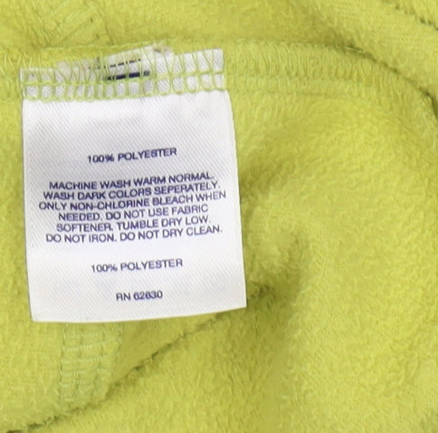 Lands' End Women's Green 1/2 Zip Fleece Pullover, Size M