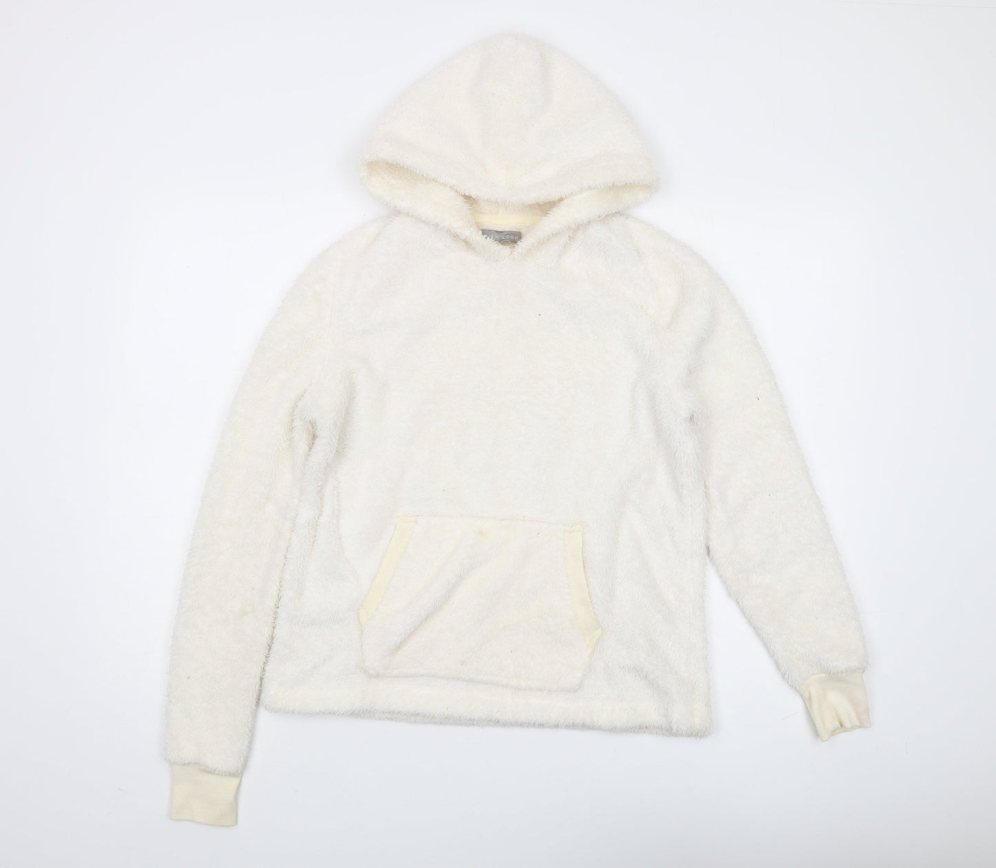 New Look Women's Ivory Pullover Hoodie Size S