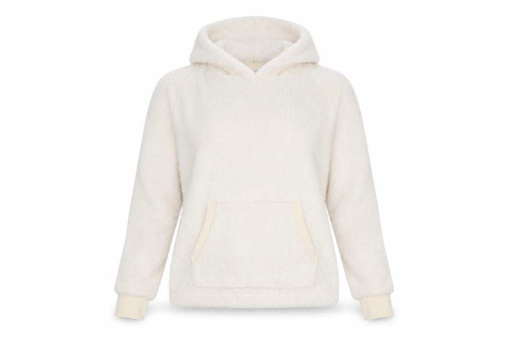 New Look Women's Ivory Pullover Hoodie Size S