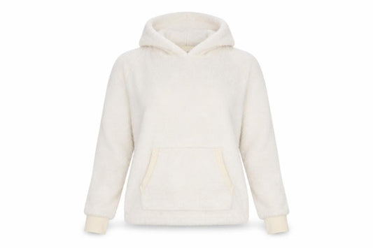 New Look Women's Ivory Pullover Hoodie Size S