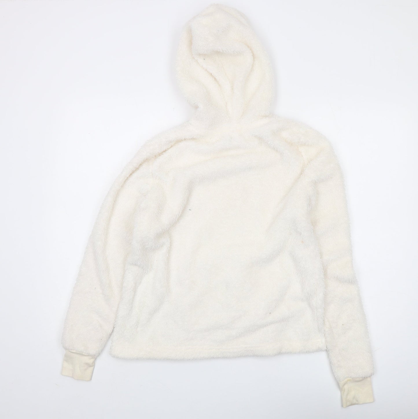 New Look Women's Ivory Pullover Hoodie Size S