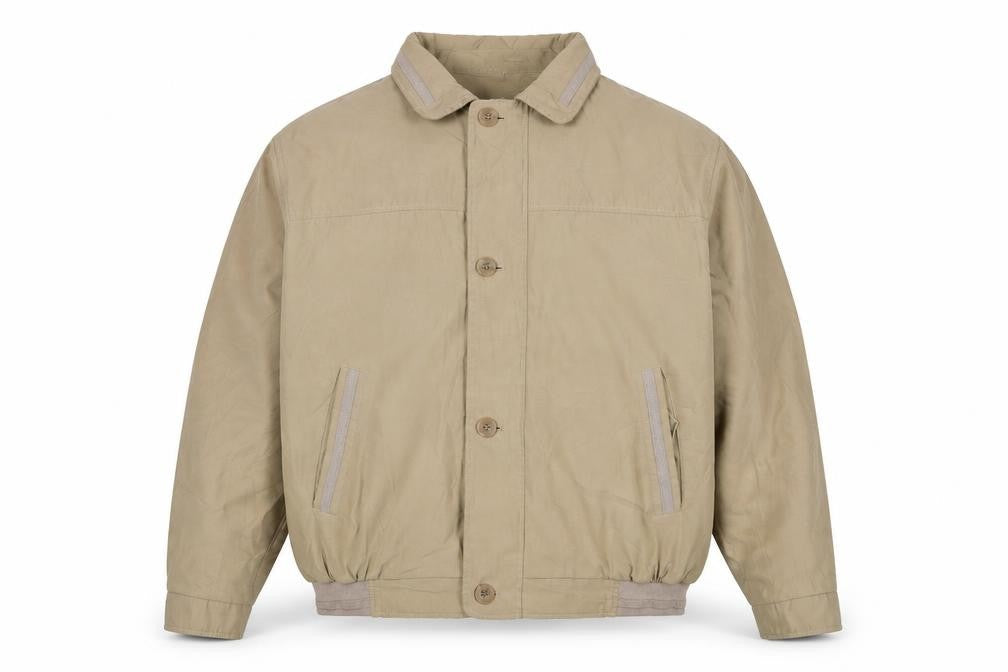Weatherguard Men's Beige XL Windbreaker Jacket