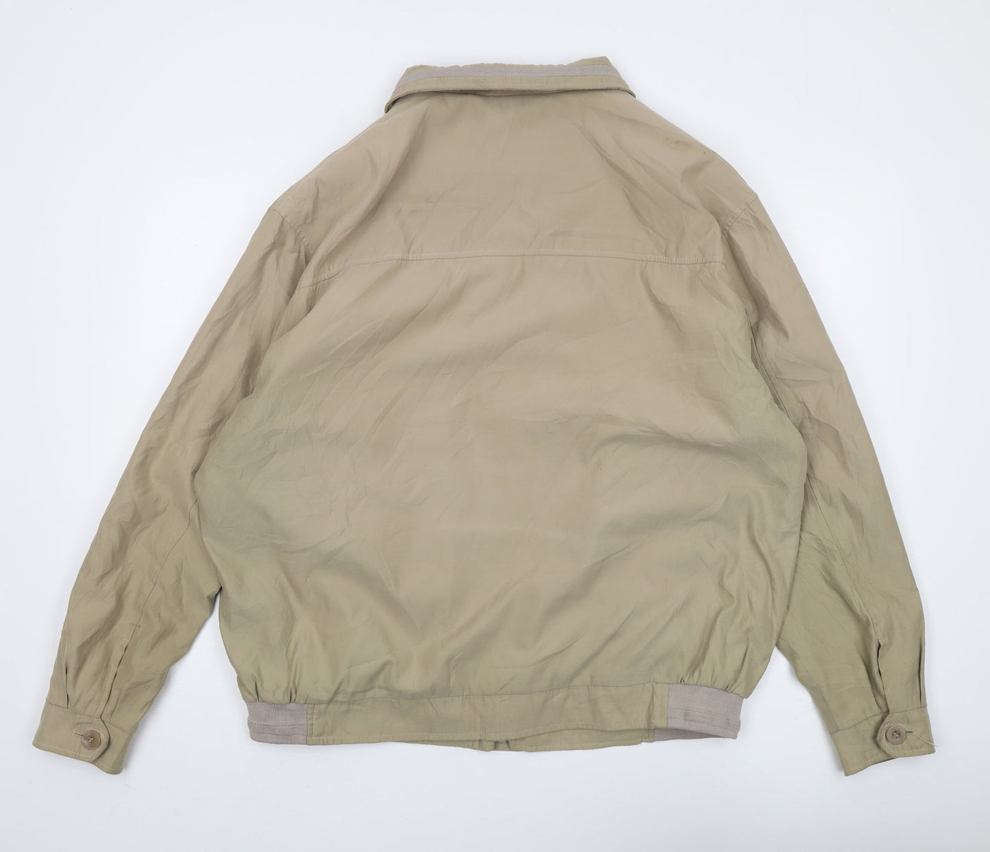 Weatherguard Men's Beige XL Windbreaker Jacket