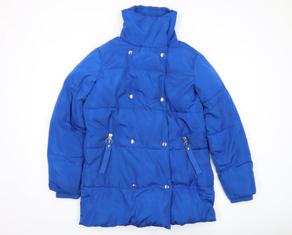 Additional front view of Red Herring Blue Women's M Puffer Jacket, Winter Casual