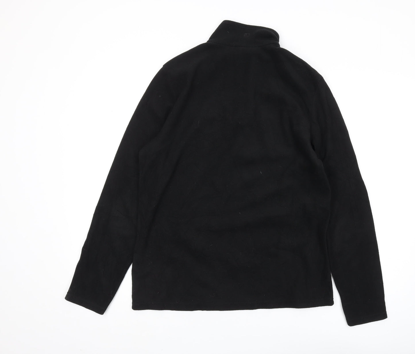 Mountain Warehouse Unisex Black XS Fleece Pullover