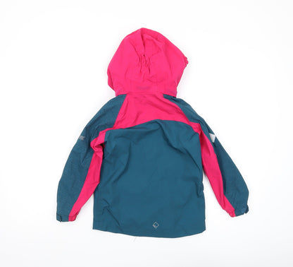 Back view of Regatta girls’' multicoloured parka jacket 3-4 years