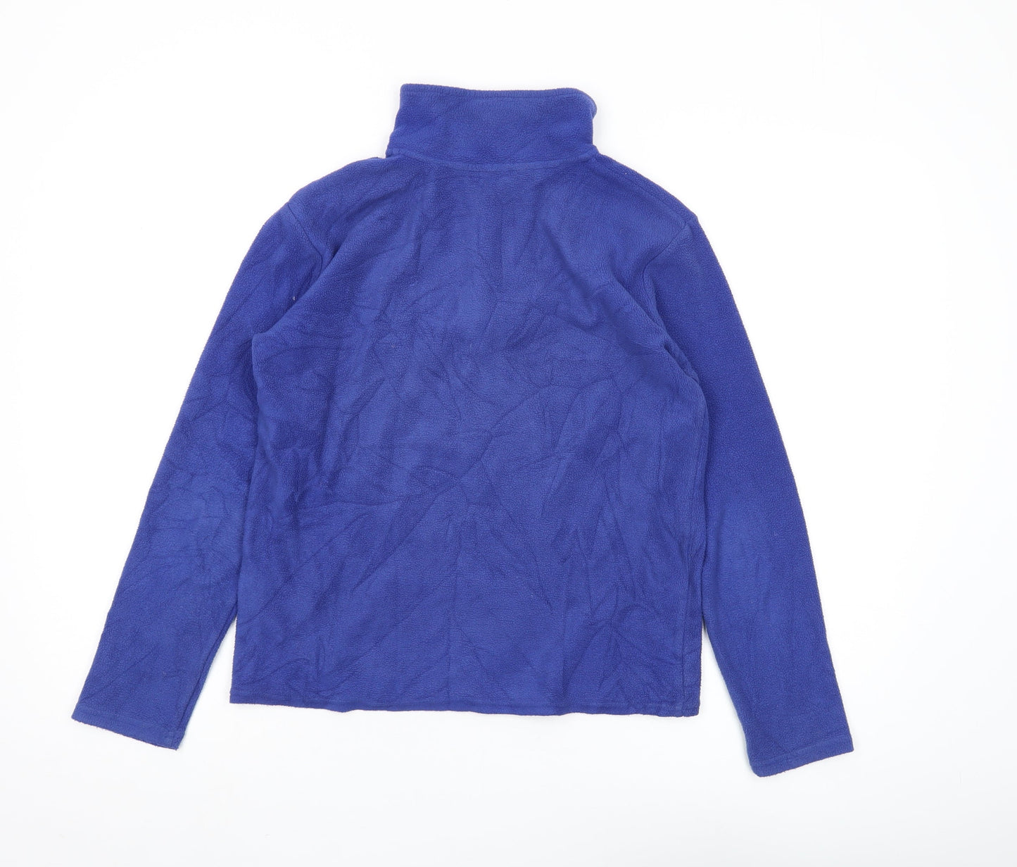 Freedom Trail Boys Blue 1/4 Zip Fleece Hoodie - Size 4