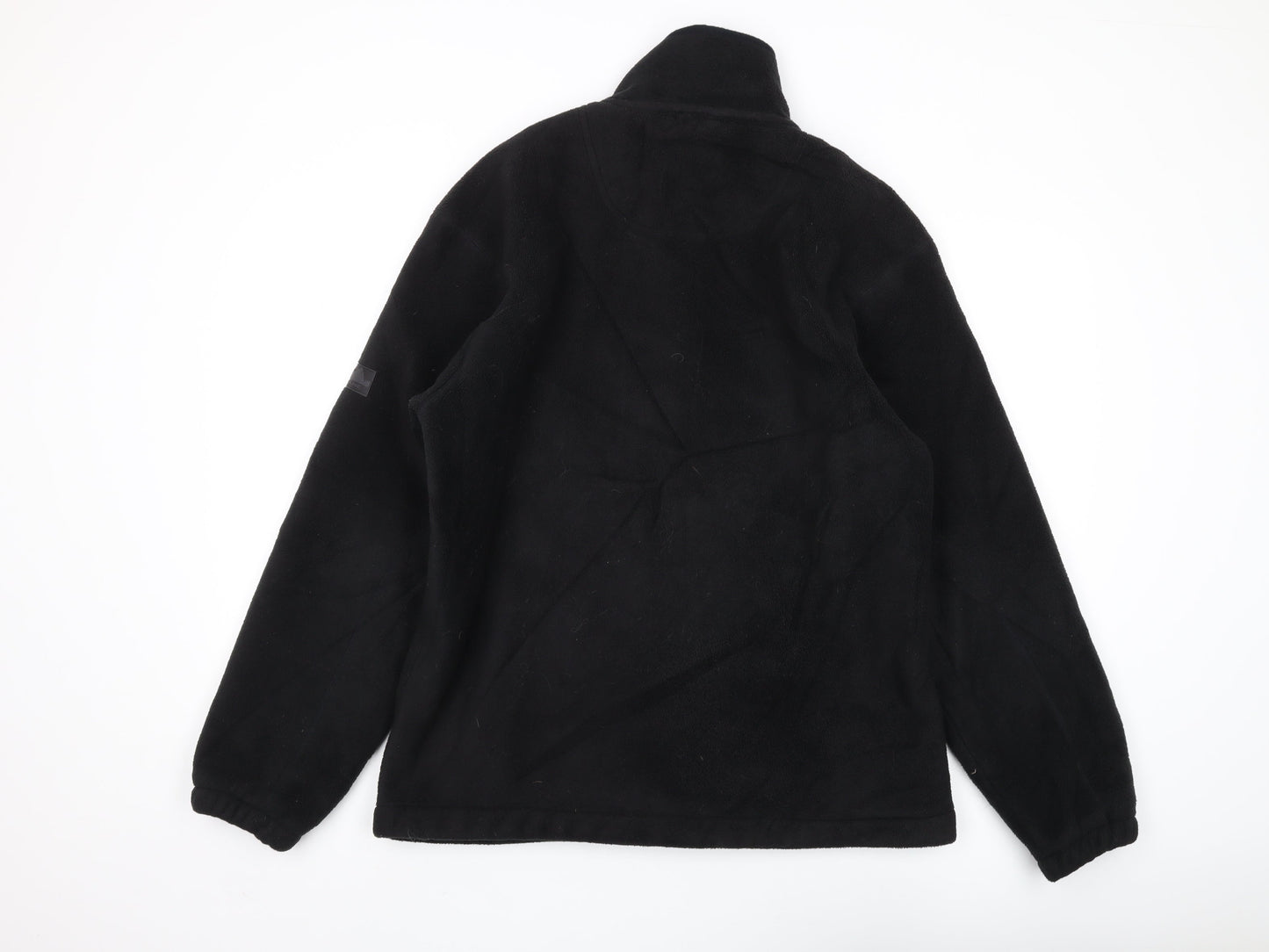 Maine Men’s Black Full Zip Fleece Sweatshirt L