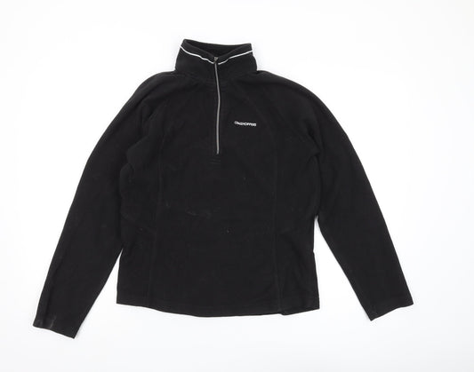 Craghoppers Unisex Black Pullover Sweatshirt, Size 10