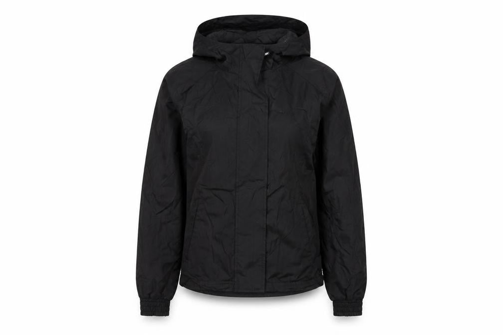 Dunlop Women's Black Hooded Jacket, Size 8