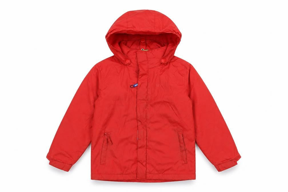 Mountain Warehouse Boys Red Hooded Rain Coat 5-6 Years