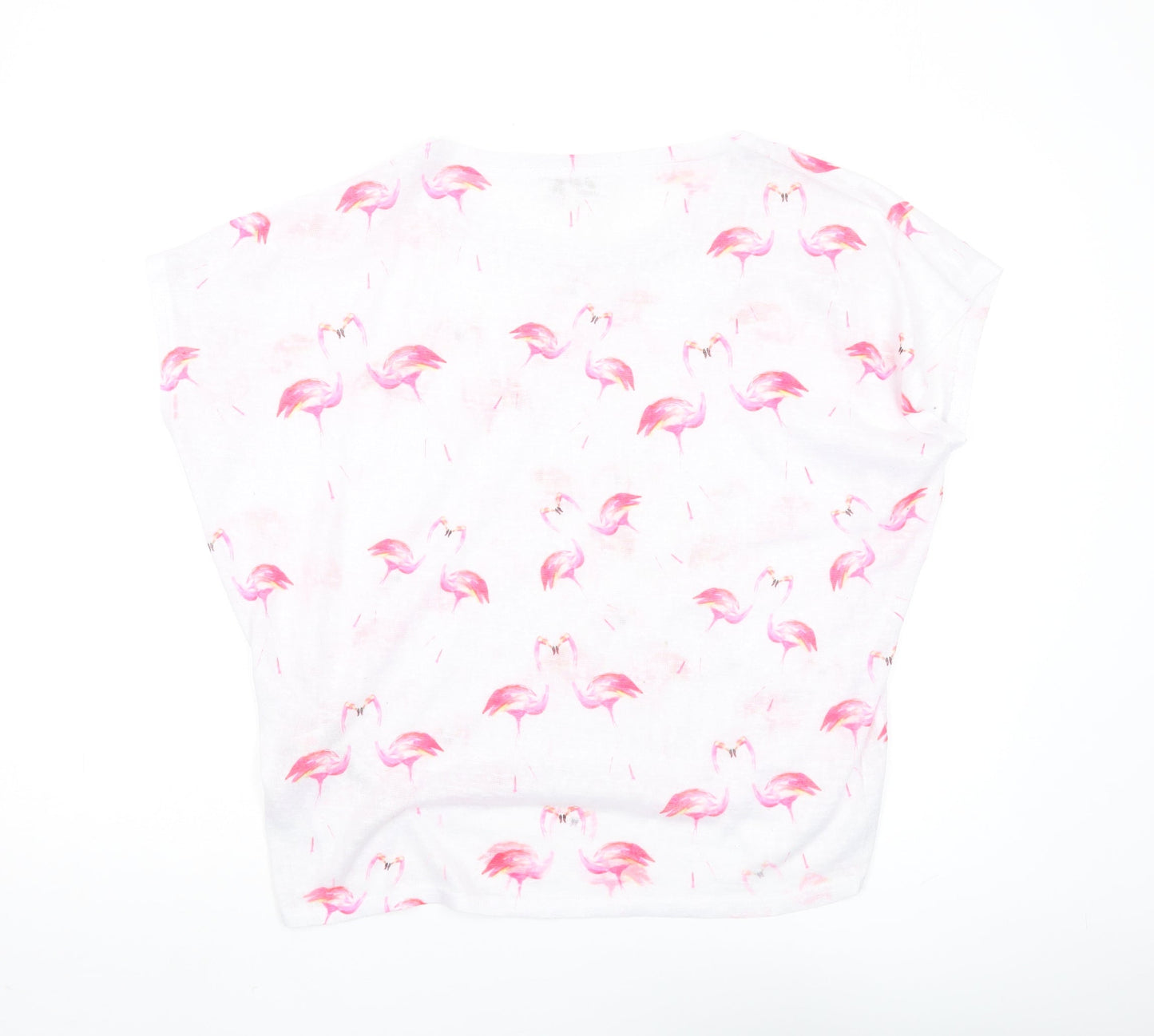 Apricot Women's White Flamingo T-Shirt, Size S