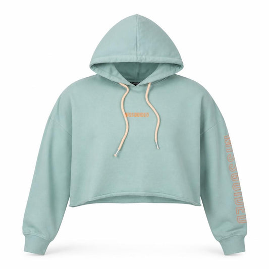 Missguided Women's Green Pullover Hoodie UK 6