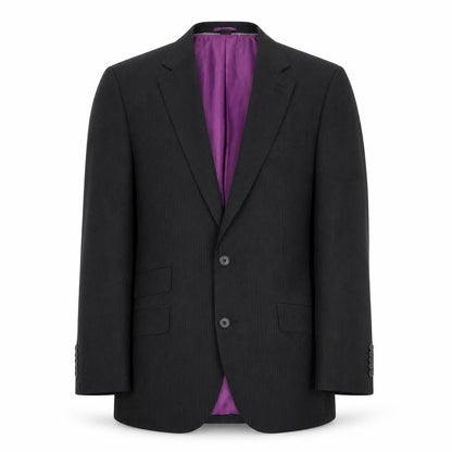 Jacamo Black Striped Suit Jacket, Men’s Size 38, Formal