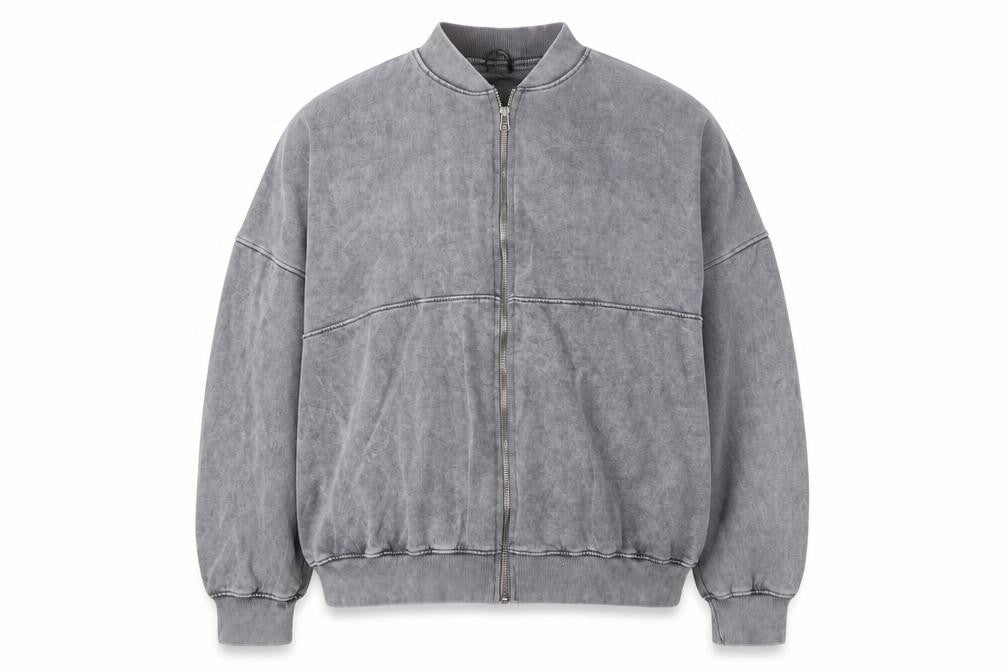 Boohoo Women’s Grey XL Cotton Basic Jacket