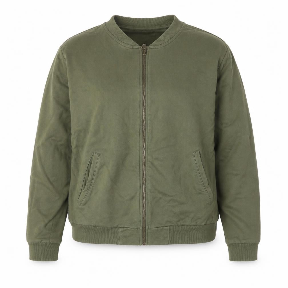 ASOS Women's Green Full Zip Sweatshirt, Size 16