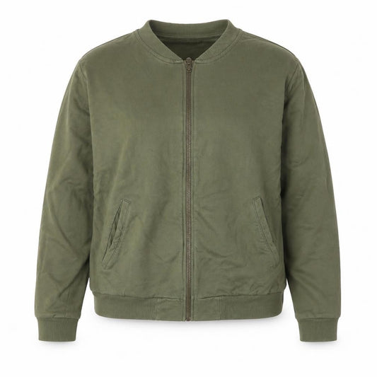 ASOS Women's Green Full Zip Sweatshirt, Size 16