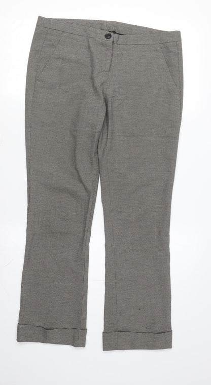 Stile Benetton Women's Multicoloured Cropped Trousers