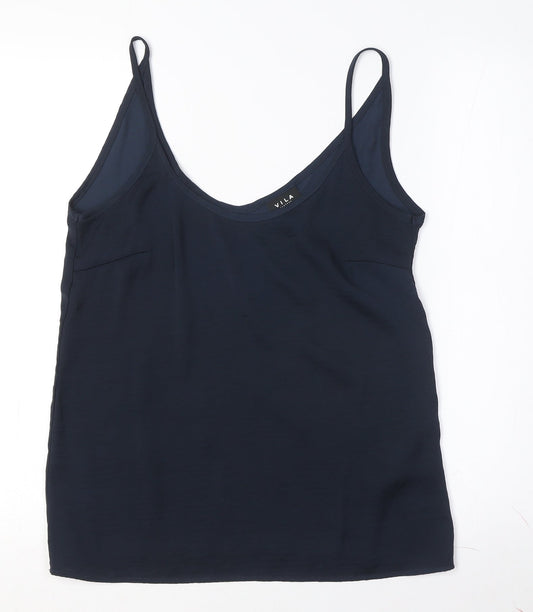 Vila Women's Blue Camisole Tank Top - Small