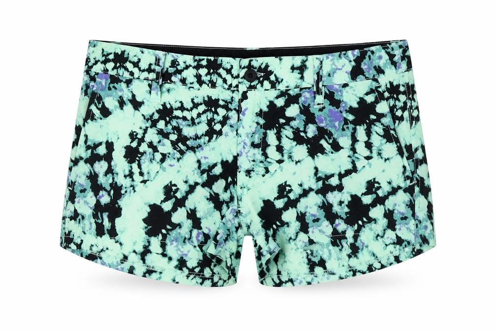 Hurley Women's Green Bermuda Shorts Size 7