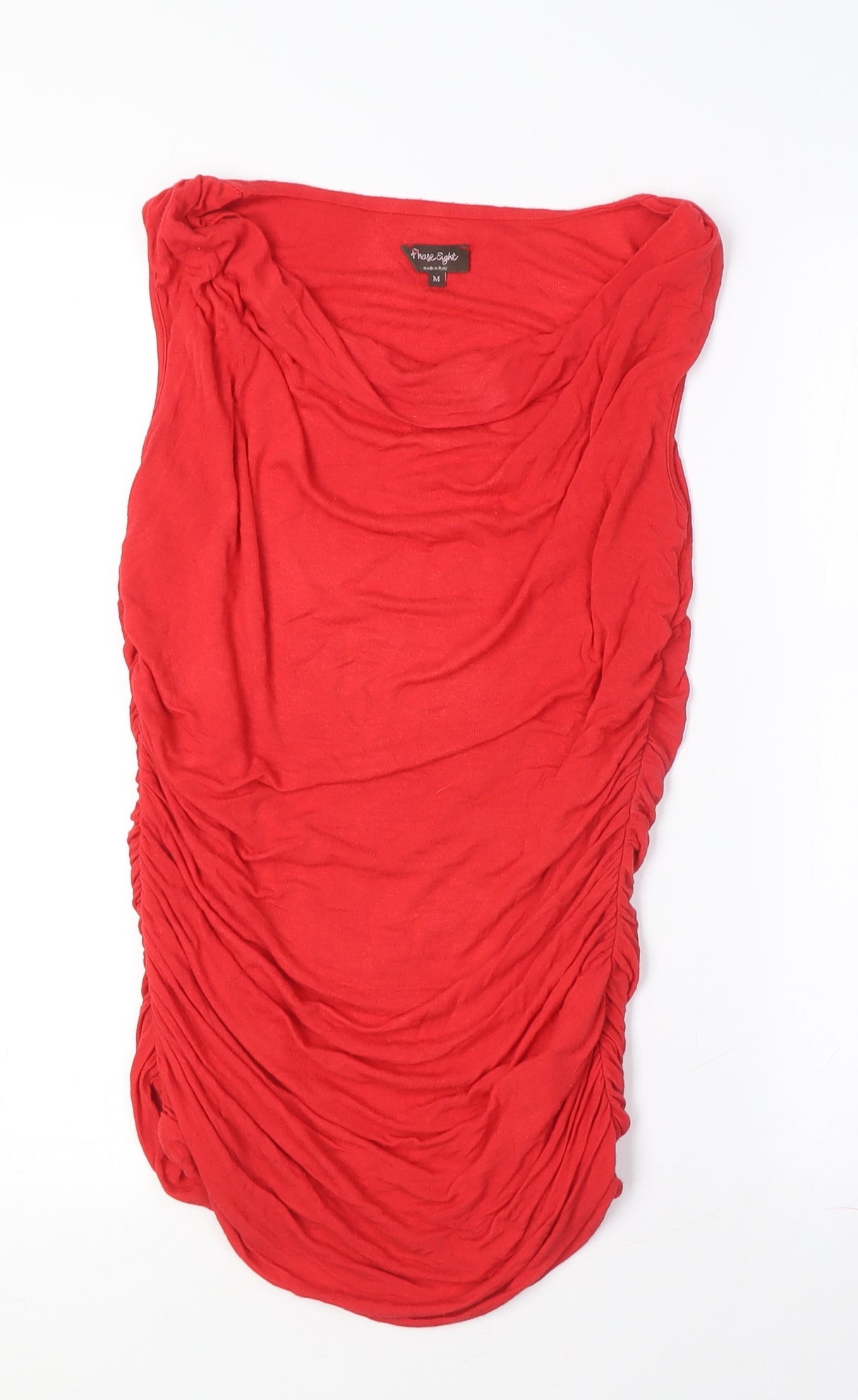 Phase Eight Women's Red Cowl Neck Blouse M