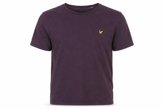 Lyle & Scott Men's M Purple Crew Neck T-Shirt