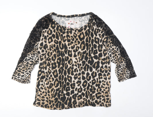 Only Women's Multicoloured Animal Print Tunic Blouse 10
