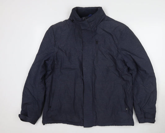 Marks and Spencer Men's Blue Jacket, Size L