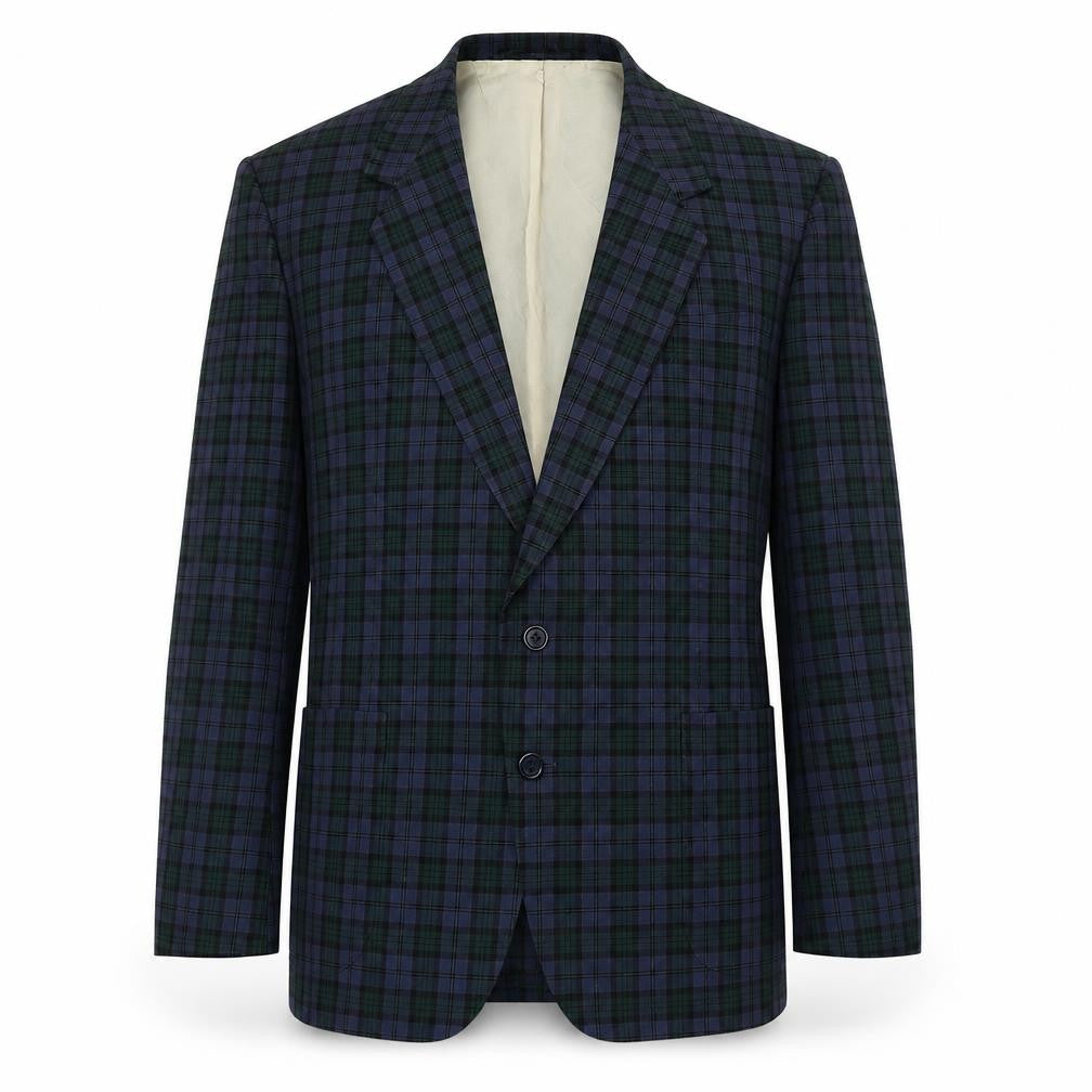 Vintage Men's Multicoloured Plaid Blazer Size UK 44R
