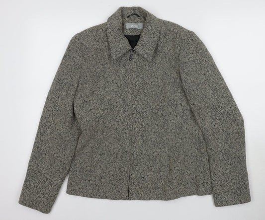 Wallis Women's Grey Jacket Size 10 for Autumn/Winter
