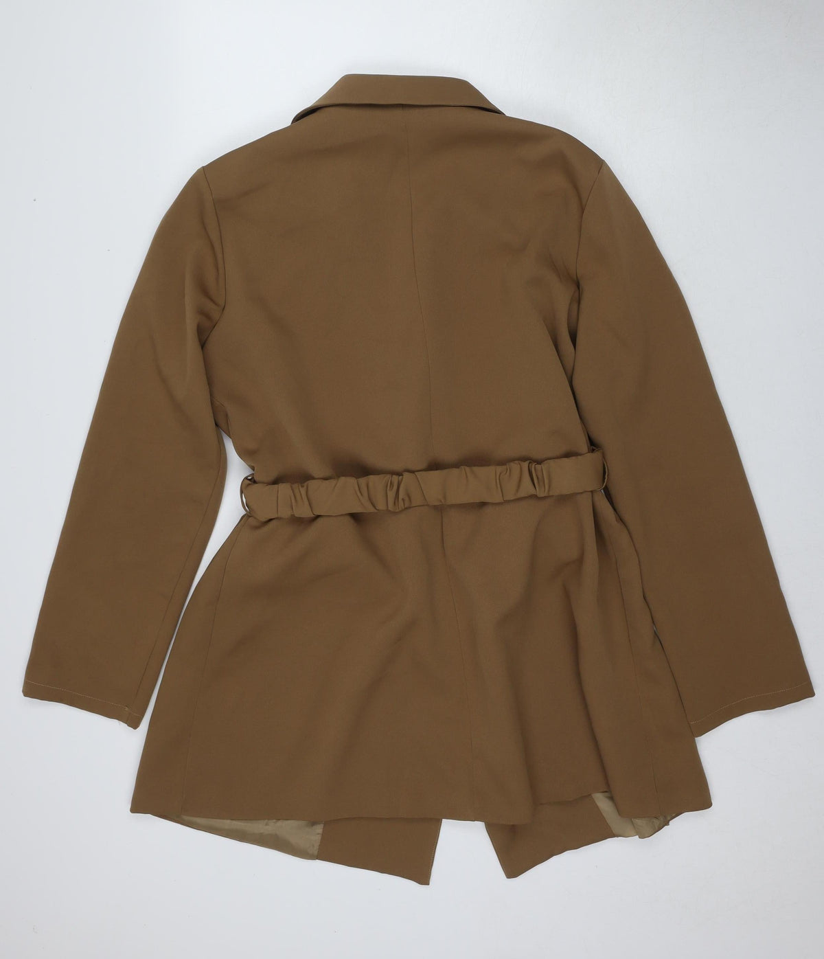 PRETTYLITTLETHING Brown Women's Trench Coat - UK 16