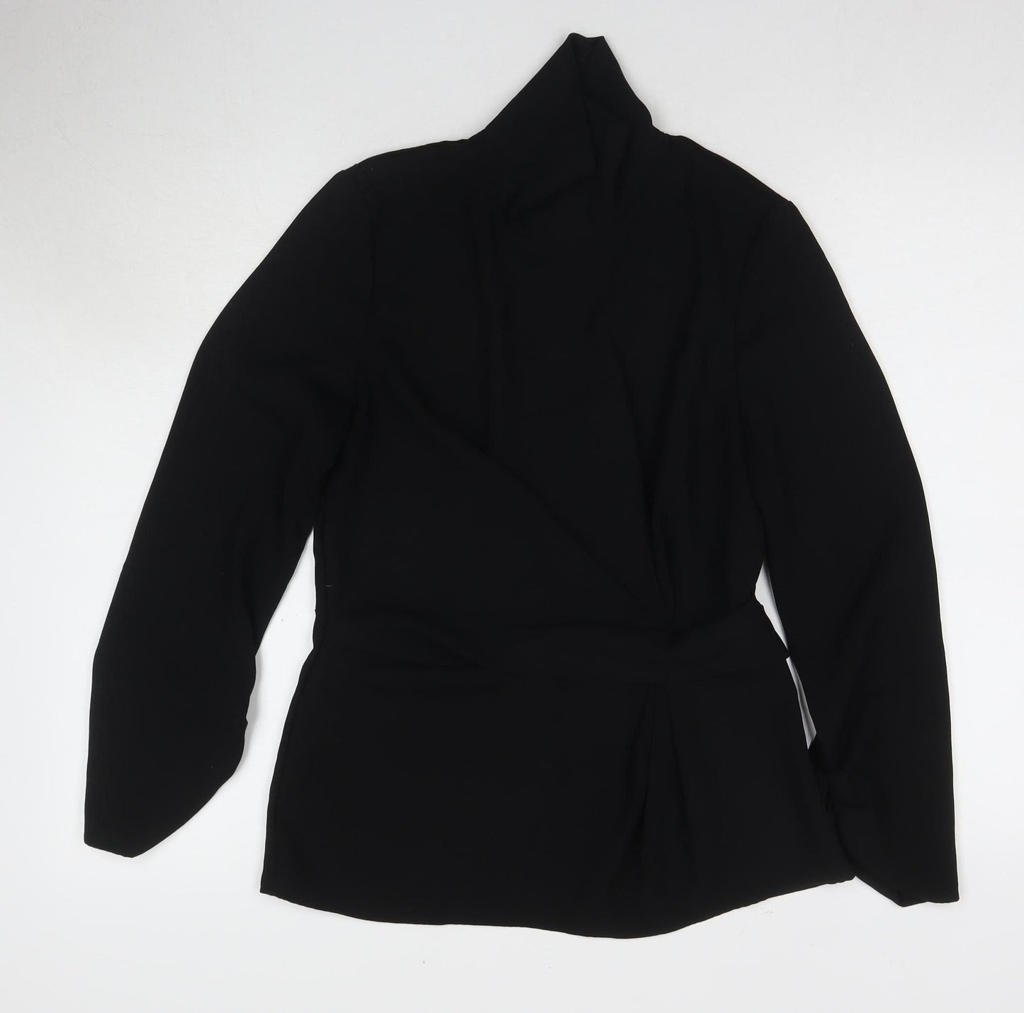 Zara Women's Black Long Sleeve Top Size 10