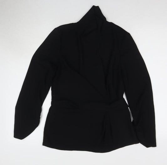 Zara Women's Black Long Sleeve Top Size 10