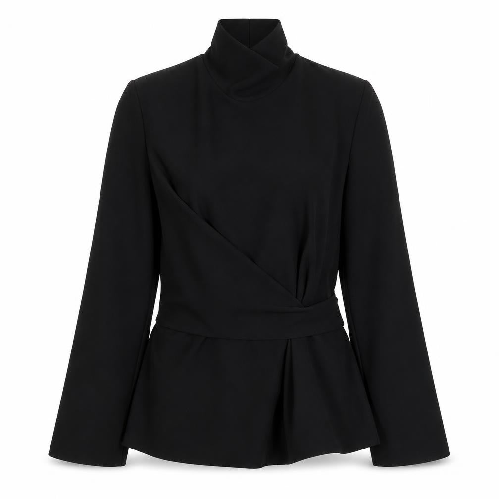 Zara Women's Black Long Sleeve Top Size 10