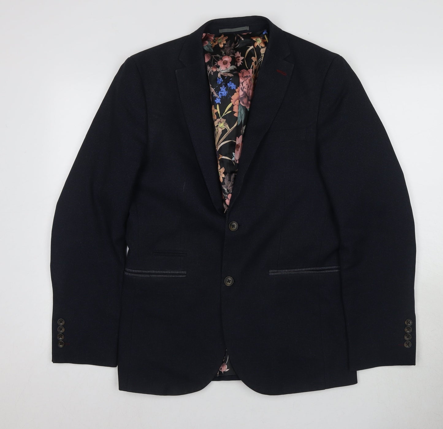 Next Men's Black Blazer, Size 38, Regular Fit