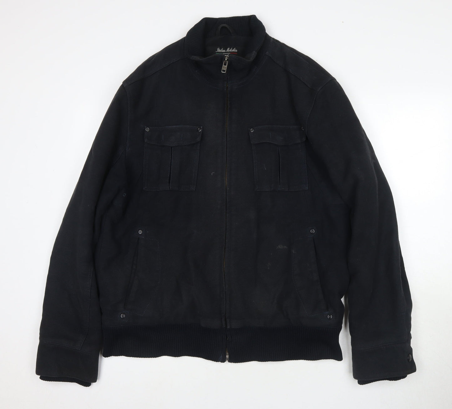 Next Men's Black Bomber Jacket L Casual Winter