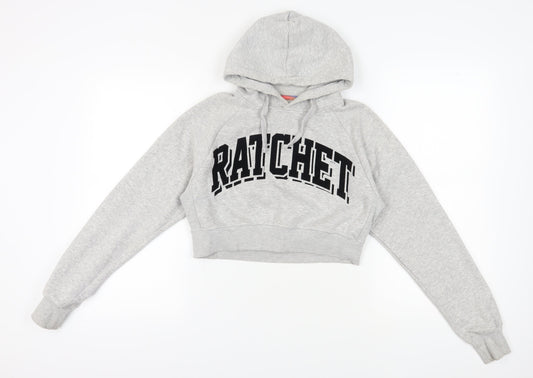 Ratchet Women's Grey Pullover Hoodie XS