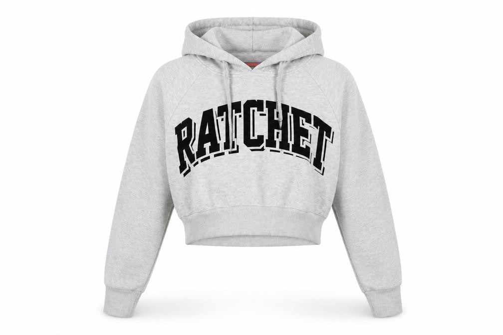Ratchet Women's Grey Pullover Hoodie XS