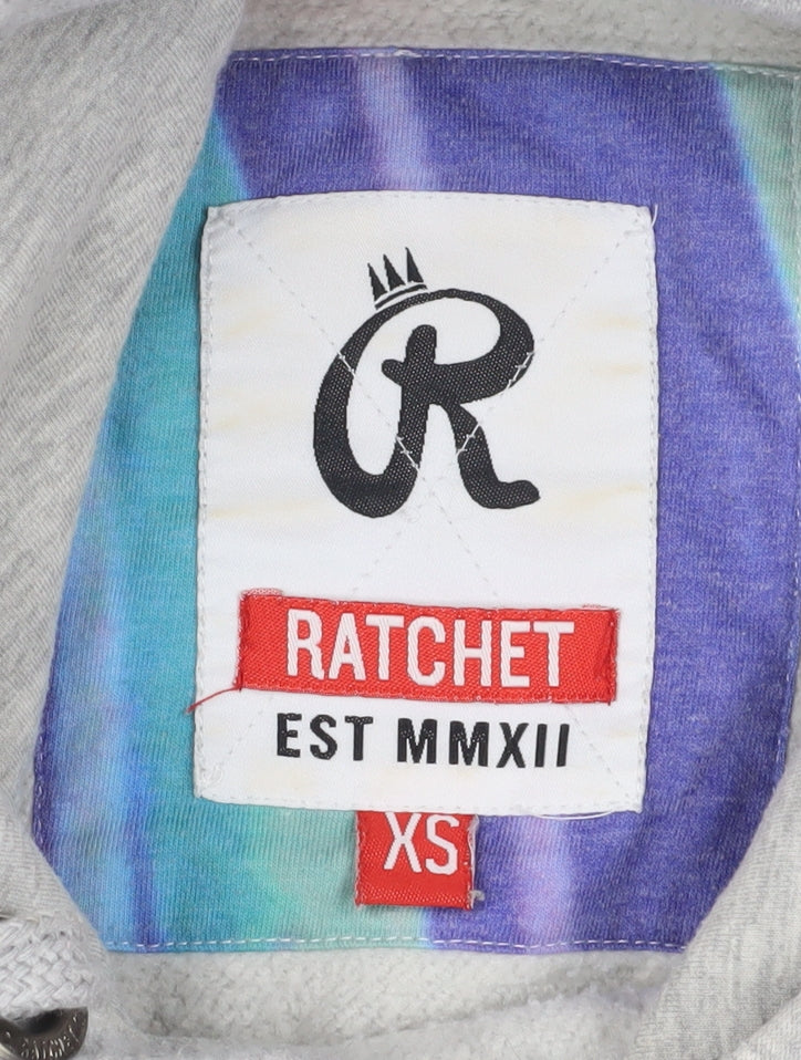 Ratchet Women's Grey Pullover Hoodie XS