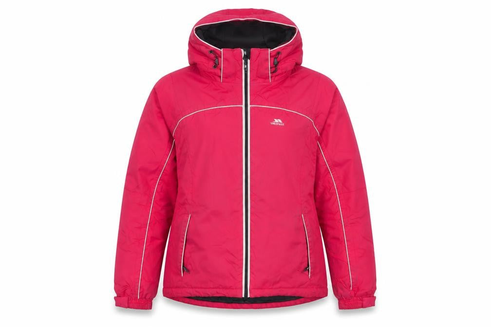 Trespass Women's Red L Puffer Jacket Waterproof Windproof