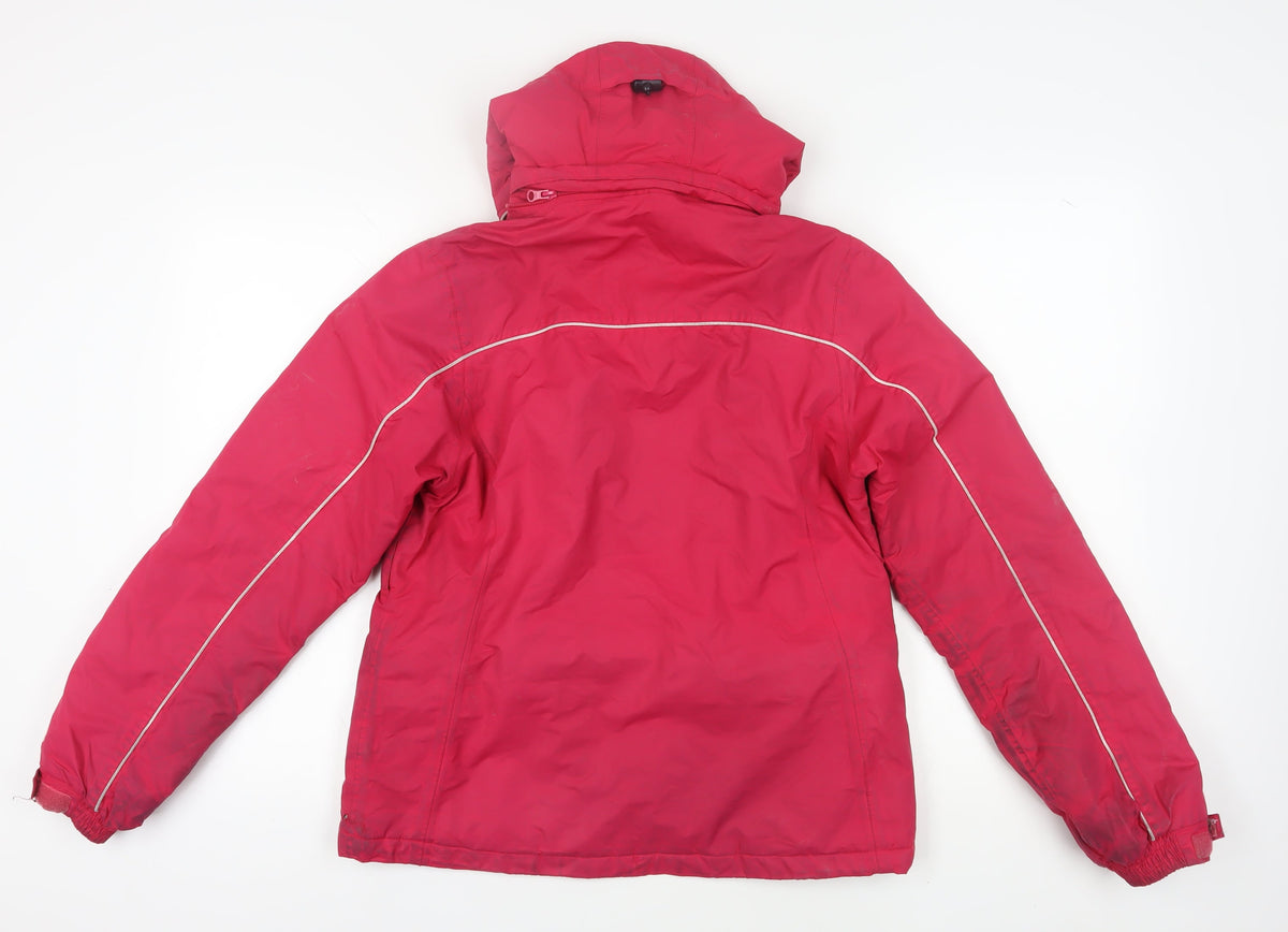Trespass Women's Red L Puffer Jacket Waterproof Windproof