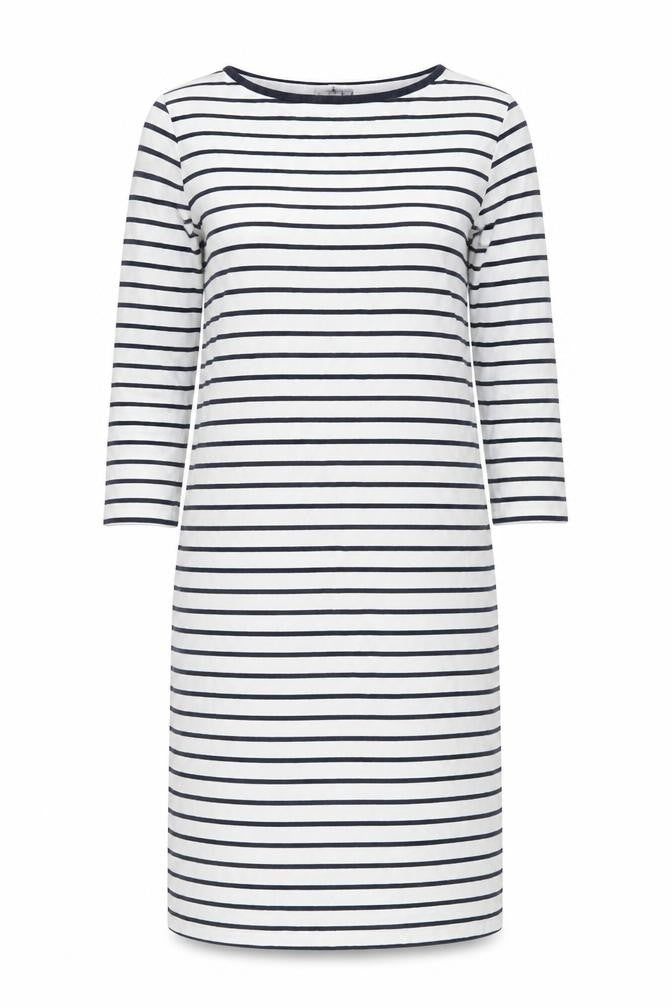 Jaeger Women's Striped Shift Dress XS Casual